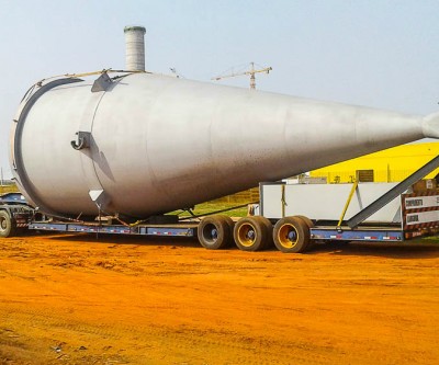 Construção do Forno de Cal do Projeto Horizonte 2 avança com chegada de novas peças