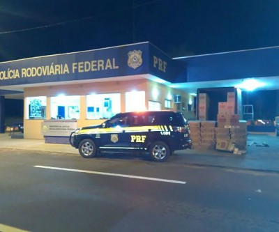 Carregamento de cigarros contrabandeados é interceptado pela PRF de Três Lagoas 