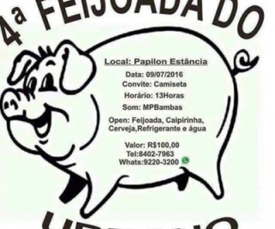 4º feijoada do “Azambuja” será realizada no dia 09 de Julho 