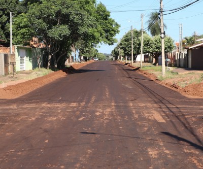 Rua Manoel Pedro de Campos está com obras avançadas e receberá asfalto em breve