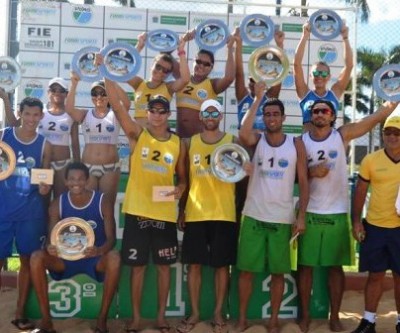 Atletas do interior e de Três Lagoas dominam vôlei de praia no Estado