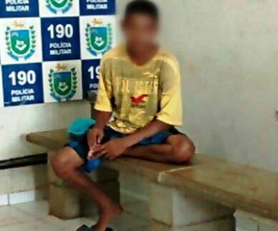 Ao verificar denúncia de maus tratos a animal, Polícia Militar encontra pé de maconha e 