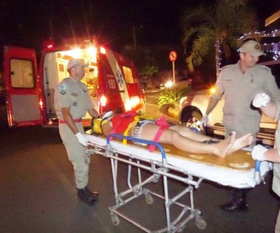 Acidente deixa jovem ciclista ferida no Bairro Lapa