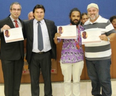 Câmara de Três Lagoas entrega Diploma Zumbi dos Palmares