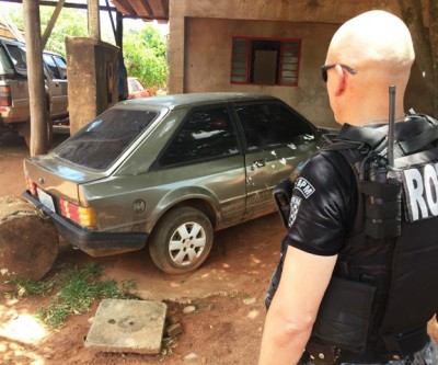 Rotai encontra veículo roubado em oficina mecânica no São Carlos 