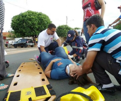 Desatenção no trânsito causa mais um acidente em Três Lagoas 
