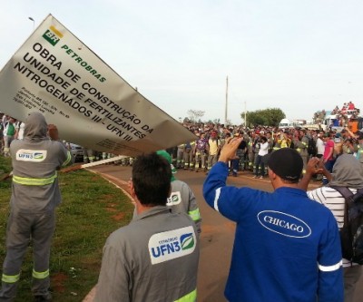 Obra de 7.000 empregos que já consumiu R$ 3,2 bi completa dois anos parada