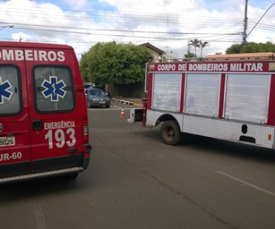 Acidente entre carro e bicicleta deixa ciclista ferida 