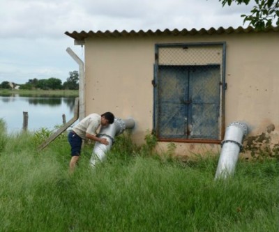 Meio Ambiente realiza acionamento das bombas de drenagem da segunda lagoa