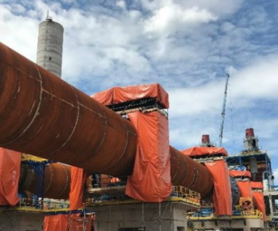 Forno de Cal do Projeto Horizonte 2 tem 543 mil quilos