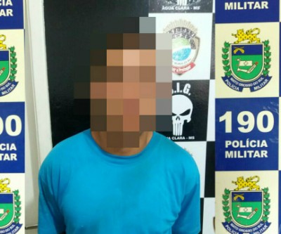 Foragido por assalto é preso em Água Clara