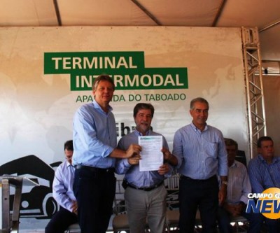 Fibria inicia obras de terminal intermodal em Aparecida do Taboado 