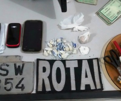 Ao procurar moto furtada, ROTAI prende traficante no Jd. Flamboyat