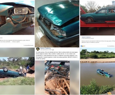 Pastor 'coleciona' acidentes com o mesmo carro em estradas pelo país: 'Blindado por Deus'