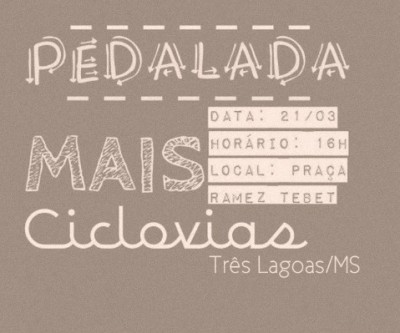 Vereador Nilo lança campanha por mais ciclovias e ciclofaixas em Três Lagoas