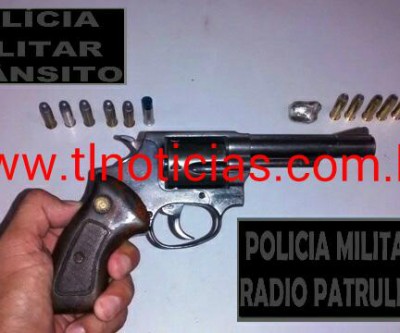 Menor apreendido tinha em casa revólver com numeração raspada 