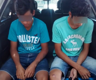 Flagrados pela Rádio Patrulha, menores estavam com drogas no JD. Carandá