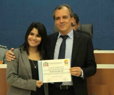Aluna da AEMS faz matéria sobre jornalismo ambiental e é homenageada