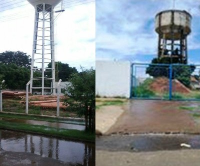 SANESUL novamente dá mau exemplo e joga águas pelas ruas do Vila Nova e Vila Piloto 