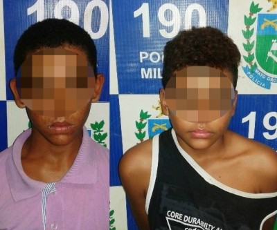 PM detém garotos de 14 anos quando furtavam carro para darem “voltas” no Carnaval 