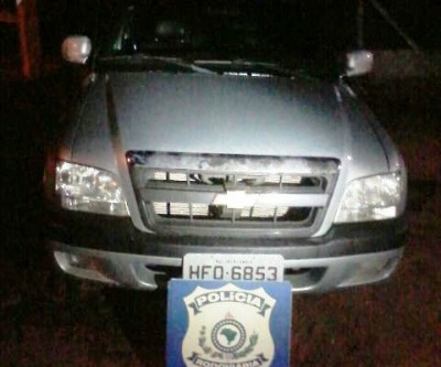 P.R.F. recupera veículo em Água Clara que havia sido furtado em Uberlândia/MG