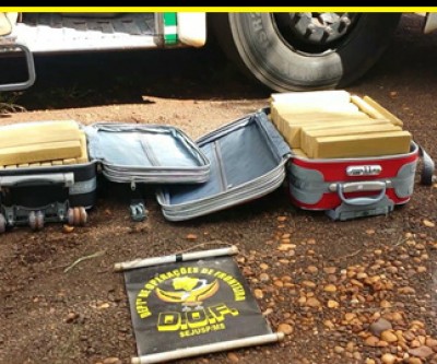 DOF prende casal com mais de 60 kg de maconha na BR 163