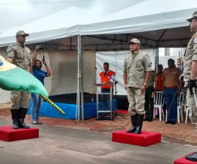 Troca de comando do 5º Grupamento de Corpo de Bombeiros de Três Lagoas