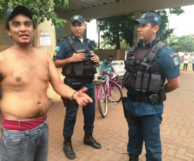  Briga por causa de cachaça termina com pauladas e duas pessoas feridas na Ramez Tebet 