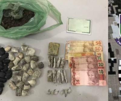 Menor é detido com bicicleta roubada e com crack e maconha em avenida