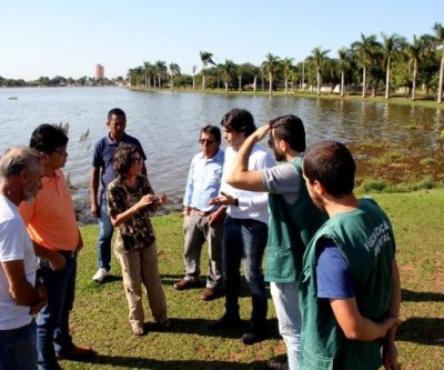 Prefeitura e Embrapa Pantanal estudam criar termo para manejo dos animais da Lagoa Maior
