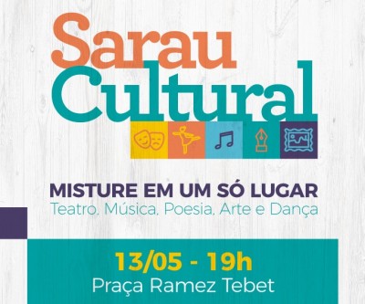 Sarau Cultural ainda tem inscrições abertas para apresentação no sábado