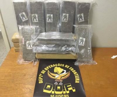 Droga que viria para Três Lagoas é interceptada na região da fronteira 