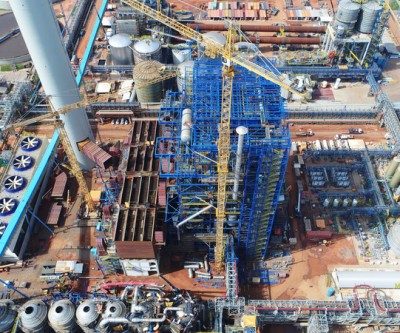 Teste na caldeira de recuperação marca avanço na 2ª  fábrica da Fibria