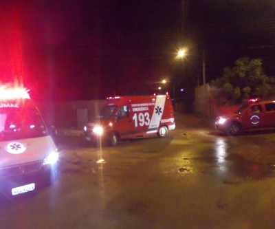 Trote em possível capotamento mobiliza viaturas de resgate do SAMU e Corpo de Bombeiros 