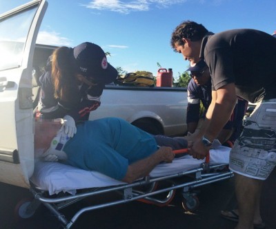 Carreteiro que vinha para a Cargil de Três Lagoas se acidenta na BR-158 