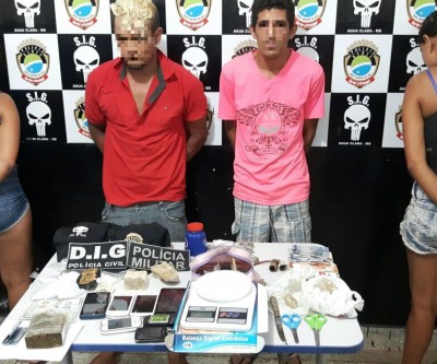 Polícias de Água Clara e Três Lagoas prendem 3 por tráfico e apreendem menor  