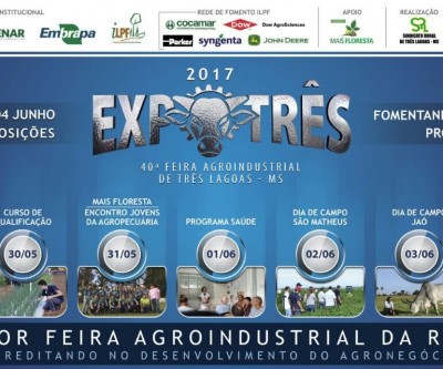 40ª Expotrês começa nesta segunda-feira (29)