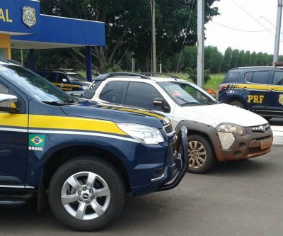 Fiat Strada “Finan” que foi roubada em Cuiabá foi recuperada pela PRF de Três Lagoas 