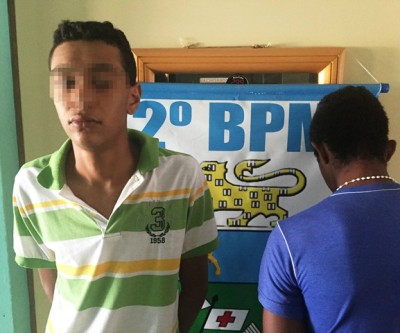 Prevenção contra drogas em escola dá certo e polícia prende usuário e traficante 