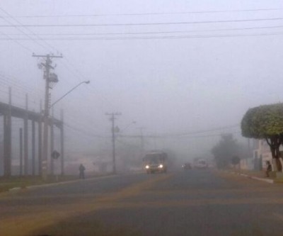 Apesar da forte neblina, temperatura deve chegar aos 31° em Três Lagoas