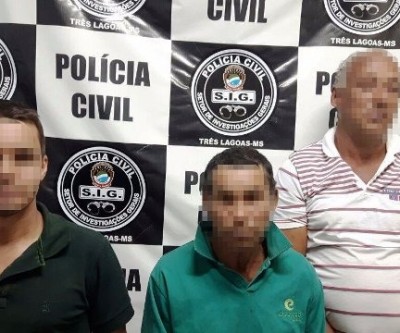Durante investigações de furto em fazenda, SIG detém três pessoas 