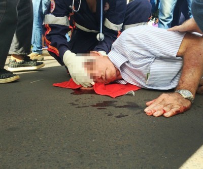 Idoso de 78 anos é atropelado por moto na região central de Três Lagoas 