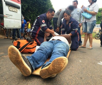 Presidente da associação dos mototaxista sofre acidente com esposa 