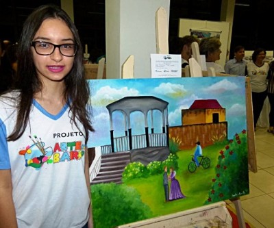 Projeto cultural homenageia os 102 anos de Três Lagoas com pinturas em placa de celulose