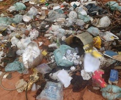 Internauta denuncia descarte irregular de lixo em terreno do Jd. Das Américas