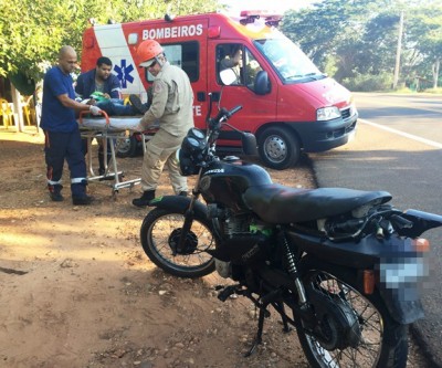 Acidente ao lado da Ponte do Sucuriú mobiliza SAMU e Corpo de Bombeiros 