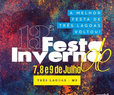 Festa de Inverno de Três Lagoas acontece neste mês de julho
