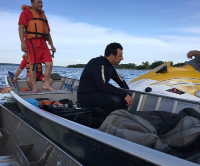 Convidado de festa de casamento desaparece no Sucuriú ao cair de jet ski 