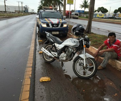 PRF atende ocorrência na BR-262; uma pessoa ficou ferida