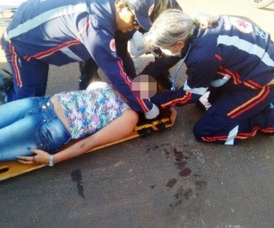 Ciclista foge ao causar acidente no Santa Terezinha 
